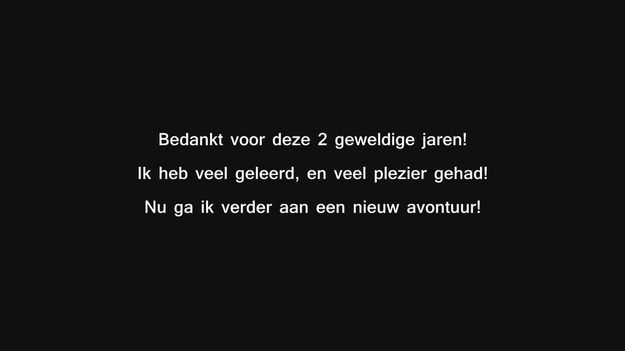 Dit Zijn Mijn Laatste Woorden