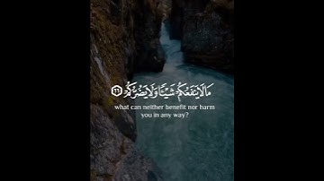 قال أفتعبدون من دون الله ما لا ينفعكم شيئا ولا يضركم | سورة الأنبياء | القارئ اسلام صبحي