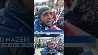 Ottawa Iranians march to Parliament Hill over digital blackout