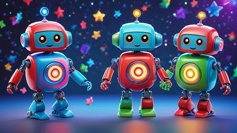 Six Toy Robots Count to Ten | Counting Song for Kids | Fun Learning Rhyme
