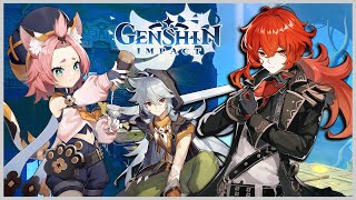 Геншин Импакт Приближение новой Звезды Genshin Impact обновление 1.1 Новые Задания и Герои