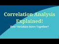 Correlation Analysis Explained | Understanding How Variables Move Together #DataScience #Statistics