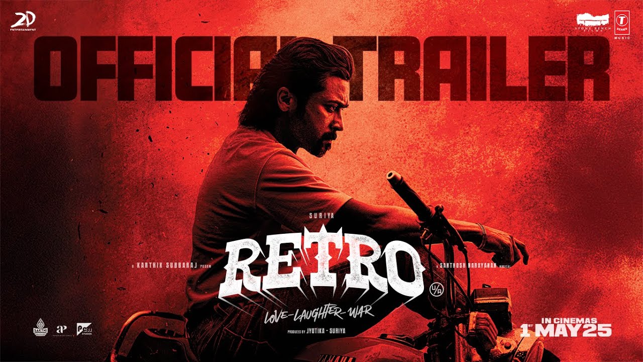 Retro – Trailer (Hindi) | Suriya | Pooja Hegde | Karthik Subbaraj | Santhosh Narayanan | Pen Studios