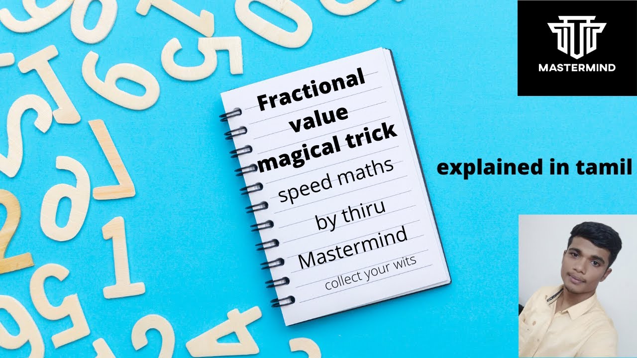 Speed Maths | Fractional Values Magical Tricks | MASTERMIND | For all SSC,TNPSC,IBPS,RRB,UPSC.
