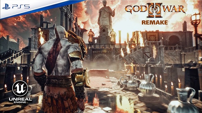 Fã recria God of War 2 usando recursos da Unreal Engine 5