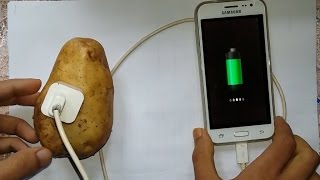 Mobile Charger Making By Potato