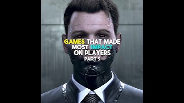 Games That Made Most Impact on Players Part 5 #gta6 #gaming #edit #ps5 #rdr2