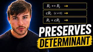 Which Elementary Row Operation Preserves Determinant