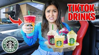 Testing Viral TikTok Summer SECRET Drinks! **MUST HAVE**