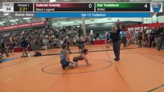414 Cadet 94 Gabriel Gramly Bison Legend Vs Kai Yudelson Nyac 407532104