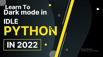 How to Dark mode in IDLE ||#python|| #viral #shorts #shortvideo #technology #pythonprogramming
