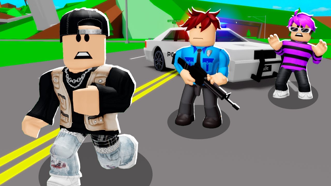 MY FRIEND ESCAPED FROM THE POLICE in BROOKHAVEN..