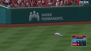 Turner makes diving grab for first out