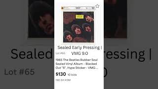 Sealed Beatles – Rubber Soul VMG 9.0 with Rare “Michelle” Hype Sticker | Goldin Auction