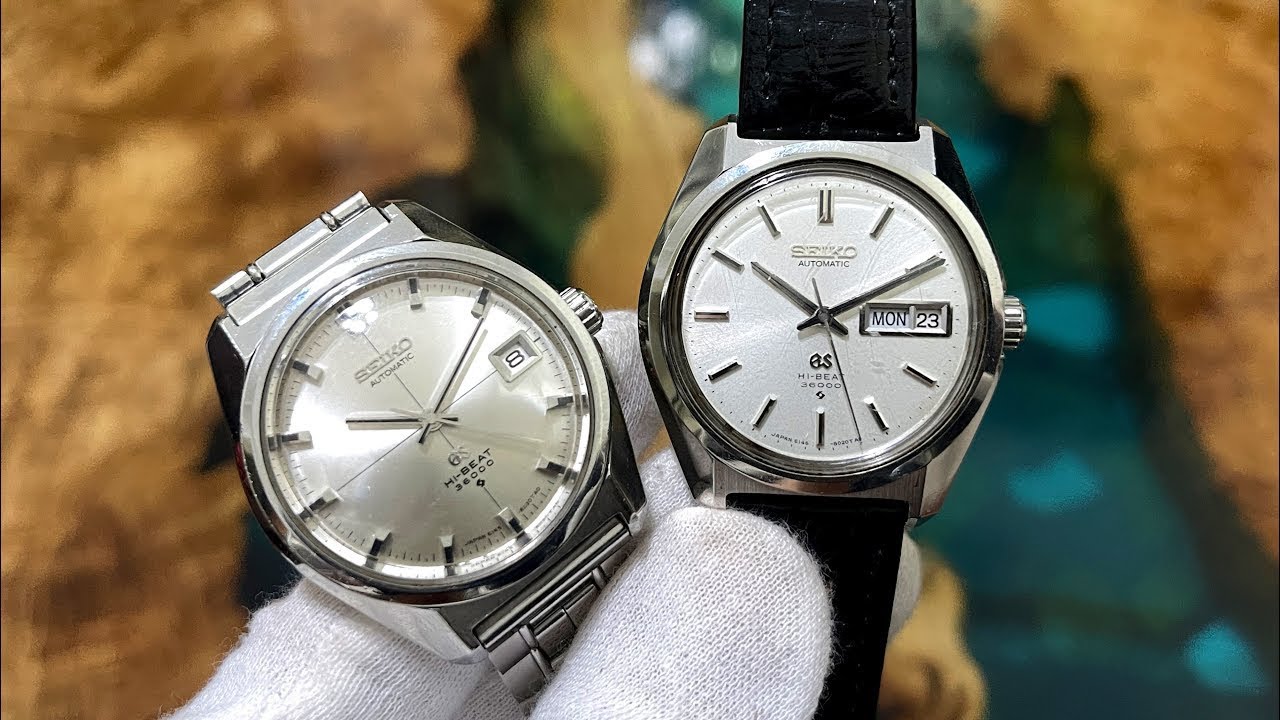 Vintage Seiko GS Hi-Beat 6145-8000 & GS 6146-8000 | Seiko watch. - YouTube