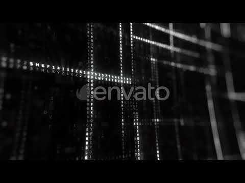 Abstract Blue Hex Background Technology | Motion Graphics - Envato elements