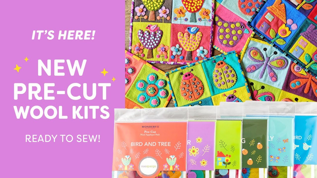 It's Here! NEW PreCut Wool Kits YouTube