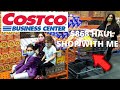 *HUGE $868 COSTCO 🤯 BUSINESS CENTER SHOP WITH ME & HAUL WITH PRICES | Crystal Evans