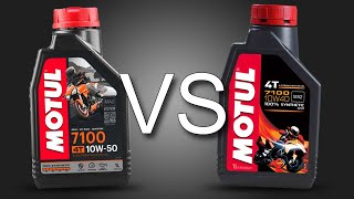 Motul 4T 10W50 vs Motul 4T 10W40 differences