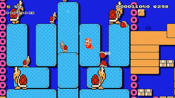 Super Mario Maker Levels: "Koopa Shell Well"