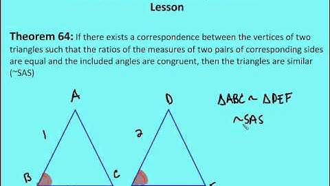 8.3 Methods of Proving Triangles Similar (Lesson)