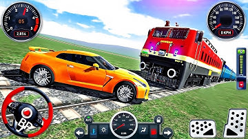 Train Racing Games 3D 2 Player (New Train Unlock) - Railway Station Train - Android GamePlay #5