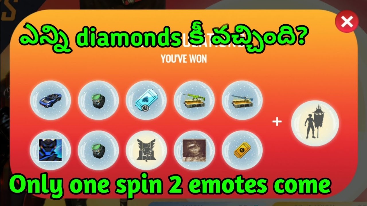 Pro gamers wish event in telugu|How many diamonds?|only one spin trick|mvsk gaming