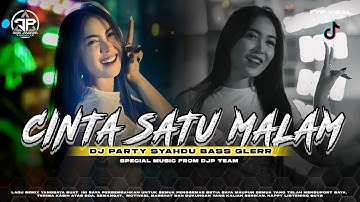 DJ CINTA SATU MALAM PARTY BASS NENDANG YANG KALIAN CARI CARI - DIDIK JANGKRIK PROJECT