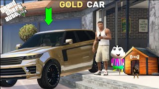 GTA 5 : Franklin & Shichan Stealing Billionaire Lomborghini Golden Car In GTA 5 !