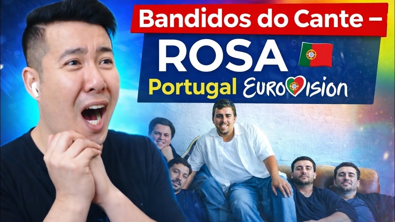 🇵🇹 Bandidos do Cante – Rosa (лирическое видео) | Фестиваль да Кансан | Португалия Евровидение 202...