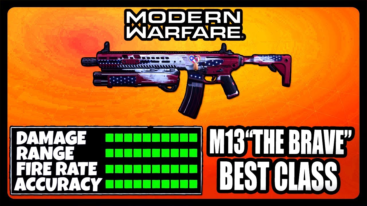 NEW OVERPOWERED M13 "THE BRAVE" CLASS SETUP IN MODERN WARFARE! BEST M13 CLASS SETUP!