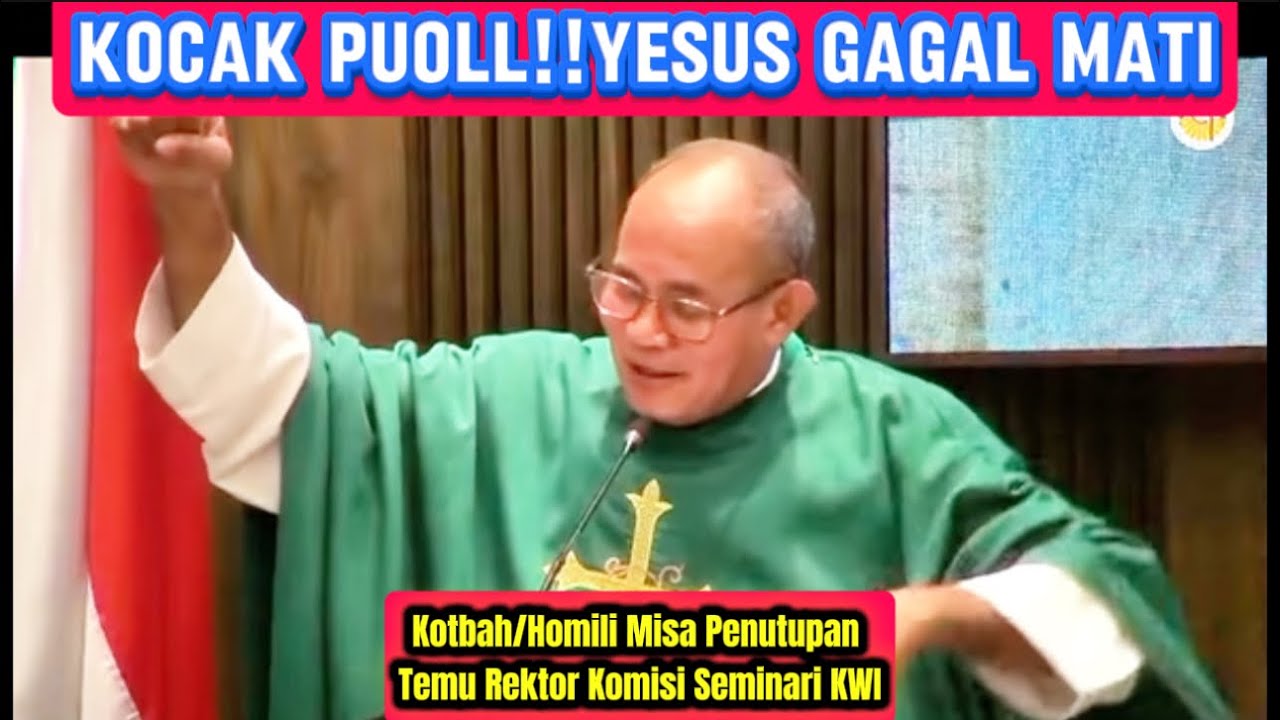 Kocak Puoll‼️Kotbah Romo Skia van Ambon Manise: Yesus Gagal Mati⁉️ Jangan Takut Gagal