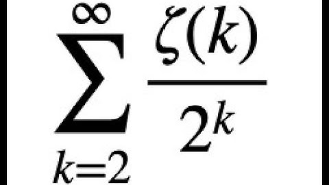Infinite Sum with Riemann Zeta