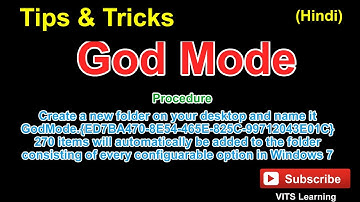 7 Tips & Tricks   God Mode in Windows 7