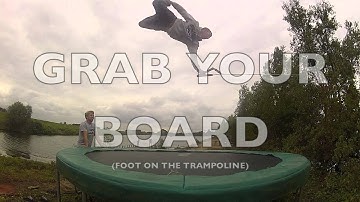 HOW TO: Hoochie Glide on the trampoline