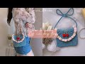  how to crochet mini sling bag  cute cherry crochet bag 