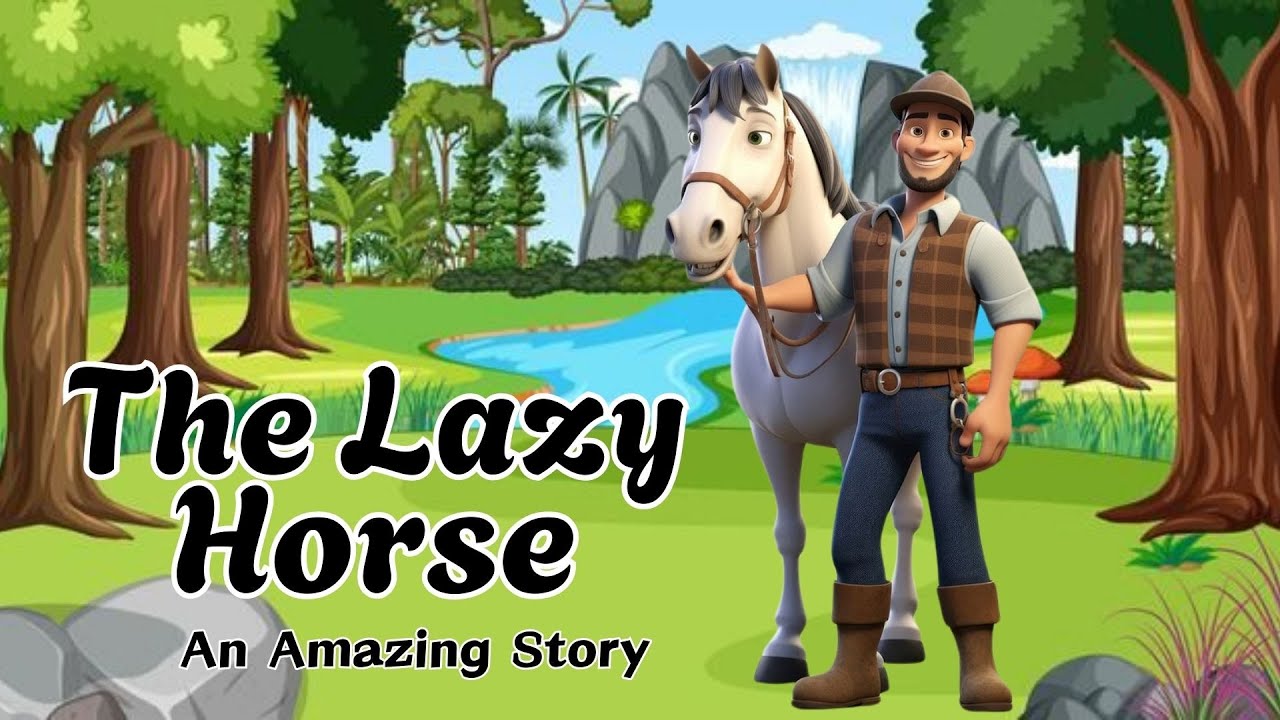 The Lazy Horse Story || English stories for kids || Moral Stories ...