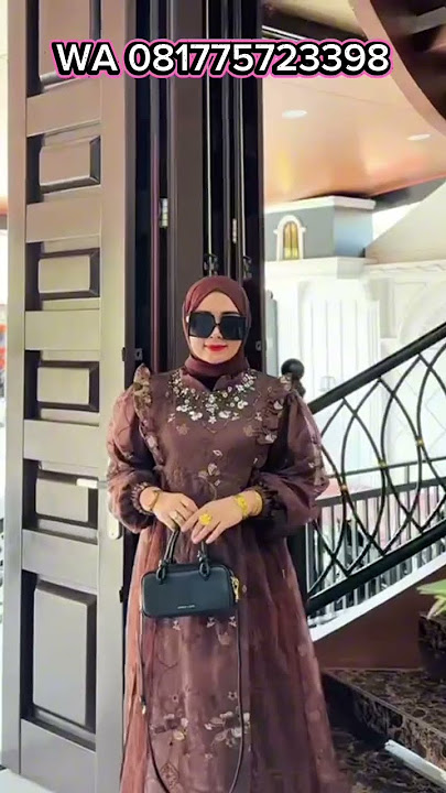 Model Baju Gamis Mewah Untuk Lebaran Terbaru / Part 1 #busanamuslim #gamismewah #gamislebaran