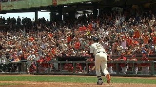 ARI@SF: Giants battery first to both hit grand slams