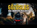 Gőzöslesen a Mid-Norfolk Railway-en. Röpke trainspotting.