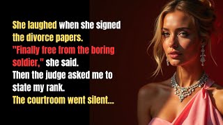 My Wife Signed The Divorce Smiling—Until The Judge Read My Military Rank Out Loud...