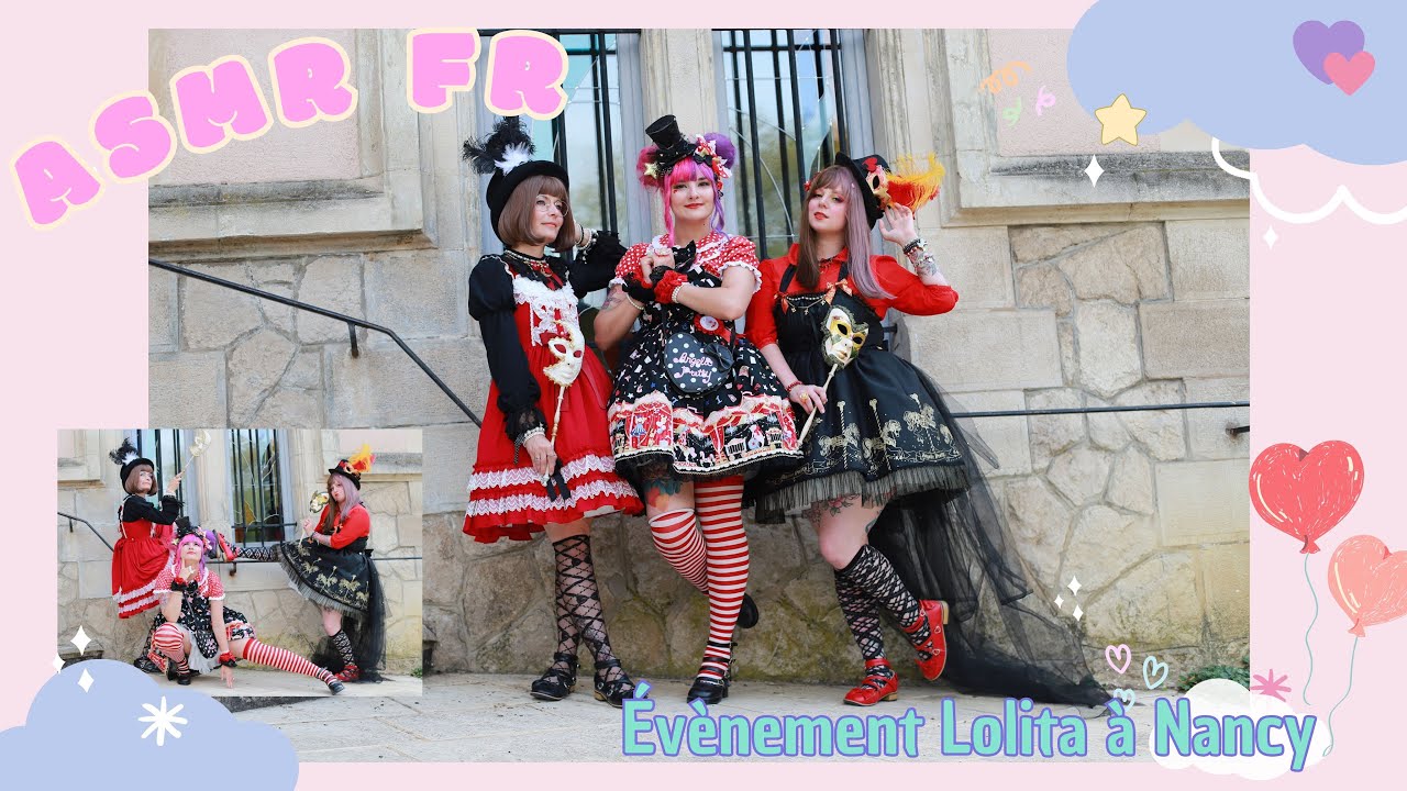ASMR FR - Vlog - Meeting Lolita à Nancy - Tea Party Mascarade et Modern Doll Festival