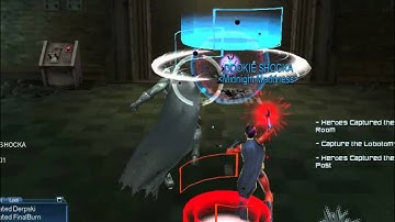 DCUO Legends PvP Arkham Asylum ( 4 vs 4 ) Future Batman