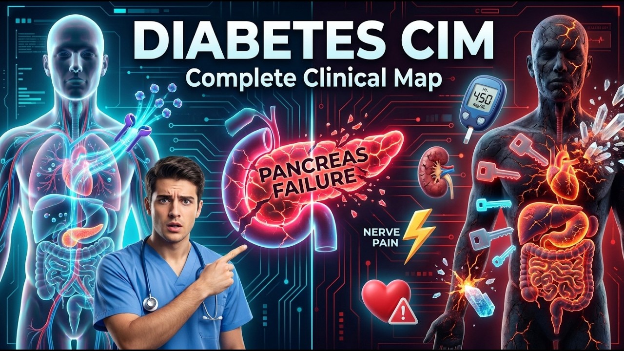 Critical Integrated Map of Diabetes Mellitus  Complete Clinical Nursing Integration Guide