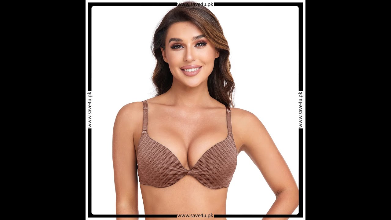 Printed Double Padded Wired Push Up Bra – Save4u