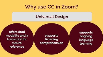 Using Closed Captions in Zoom to Support Multilingual Learners