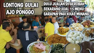 15 MENU SARAPAN PAGI KHAS MINANG DIJUAL DISINI, LONTONG GULAI AJO PONGGO