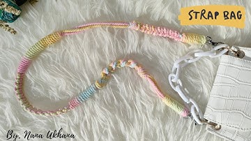 DIY Macrame Bag Strap ||  Modern Macrame Bag Strap ||  Unique Strap