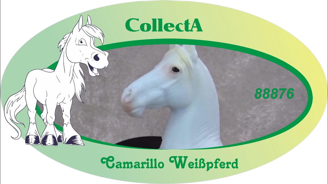 CollectA Camarillo White Horse – Handbemalte Sammelfigur, Detailgetreu & Naturrealistisch