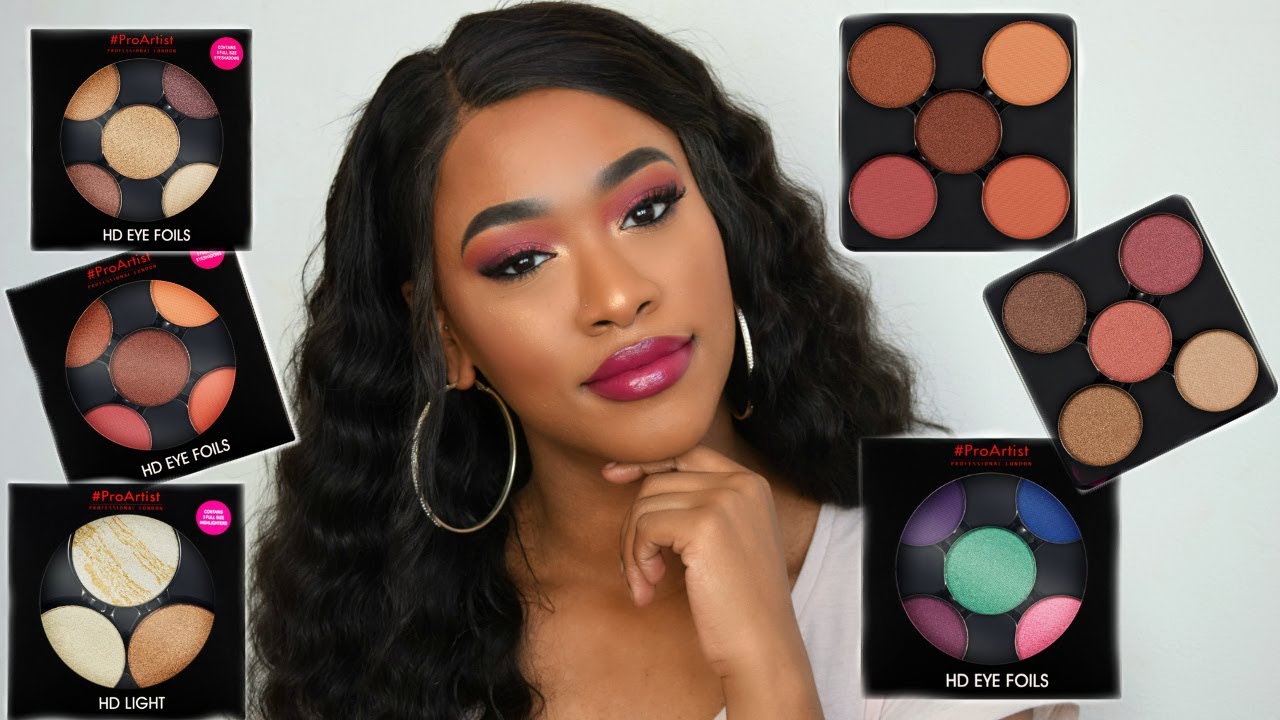 5 Eyeshadows For £5! Freedom Makeup HD Eye Foils SWATCHES & REVIEW | DRUGSTORE WEEK!